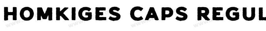 Homkiges Caps Regula字体转换
